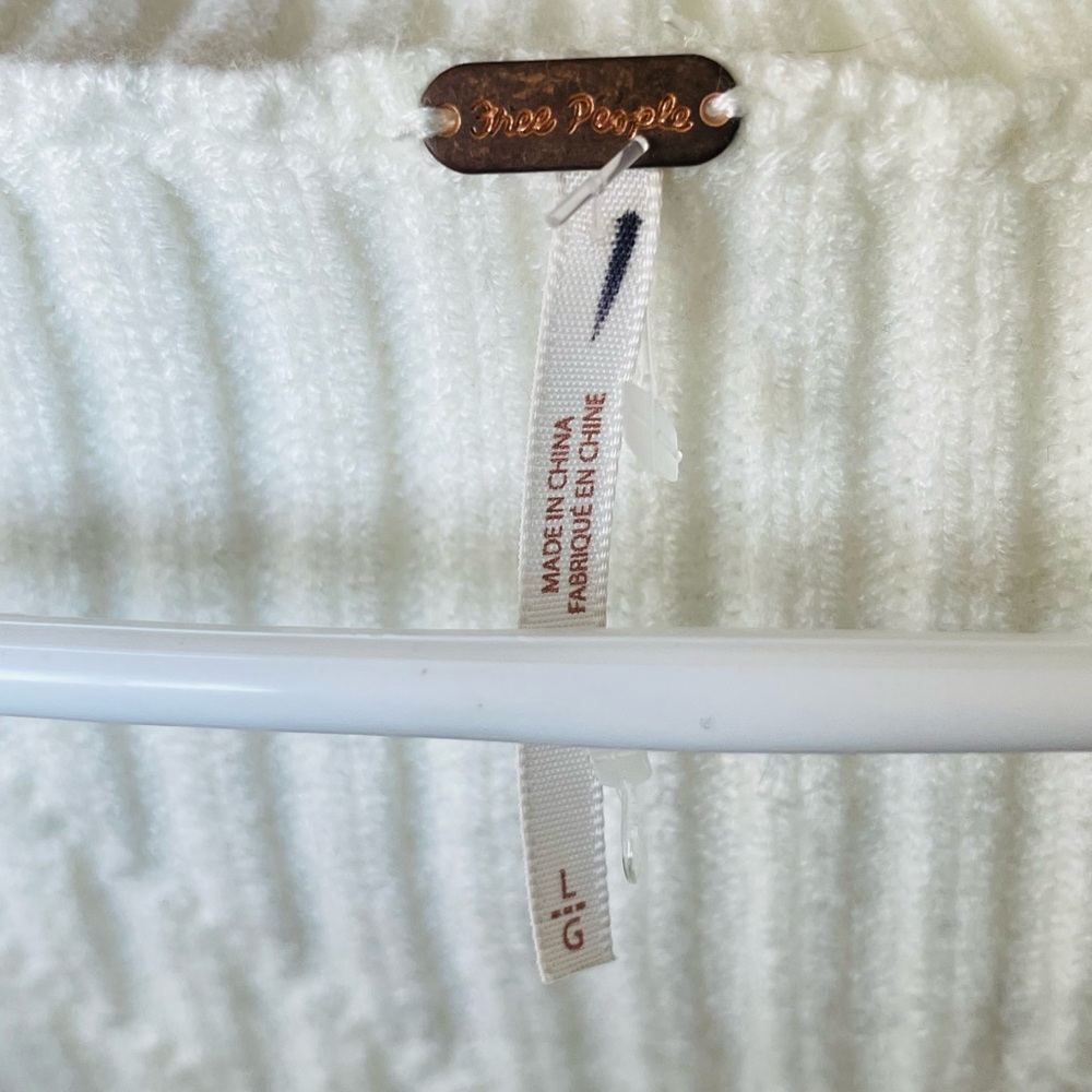 Free People White Long Sleeve Dress - Picture 2 of 10